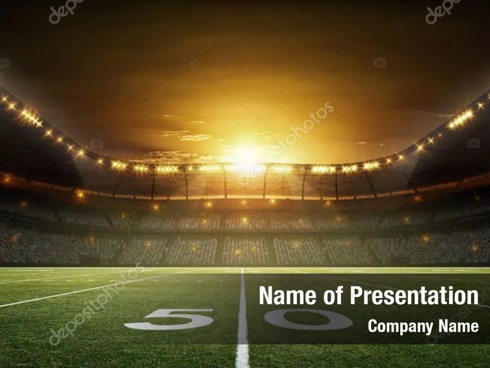 Football Stadium at Night