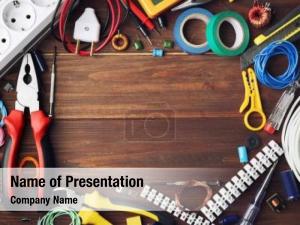 Electrician Tools PowerPoint Template