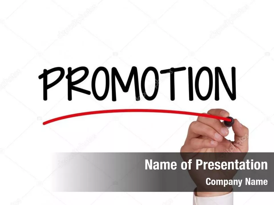 Hand Writing Promotion with Marker