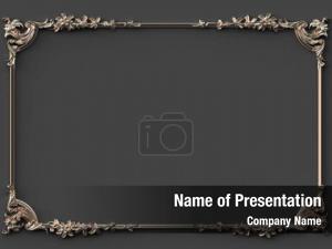 Vintage Baroque Victorian Frame PowerPoint Template