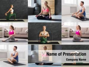 Yoga Collage PowerPoint Template