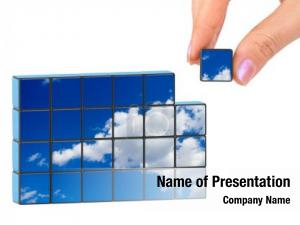 Sky Puzzle PowerPoint Template