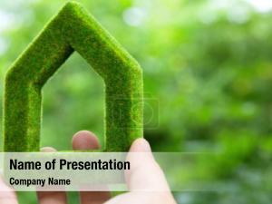 Green House Idea PowerPoint Template