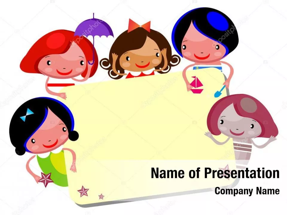 Frame with Funny Kids