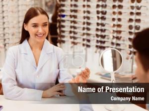 Selection of Contact Lenses PowerPoint Template