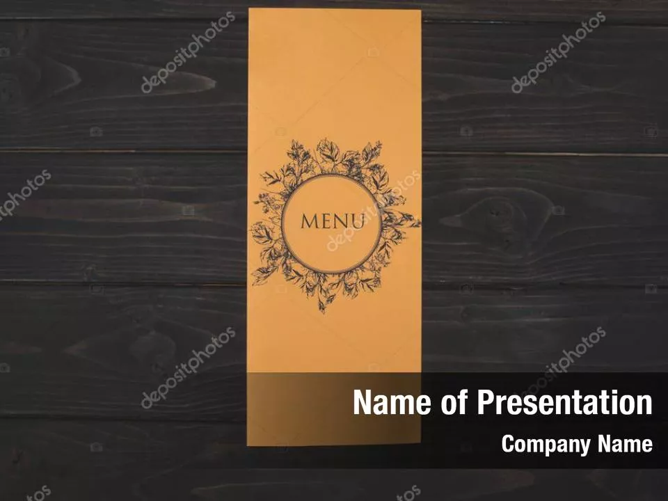 Restaurant Menu