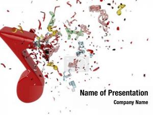 Music Explosion PowerPoint Template