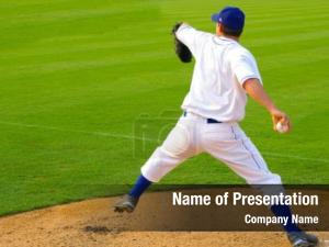 Baseball Pitcher PowerPoint Template