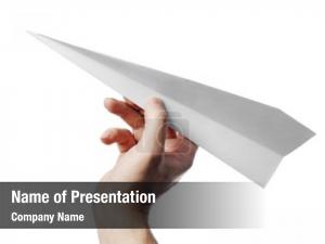 Paper Airplane PowerPoint Template