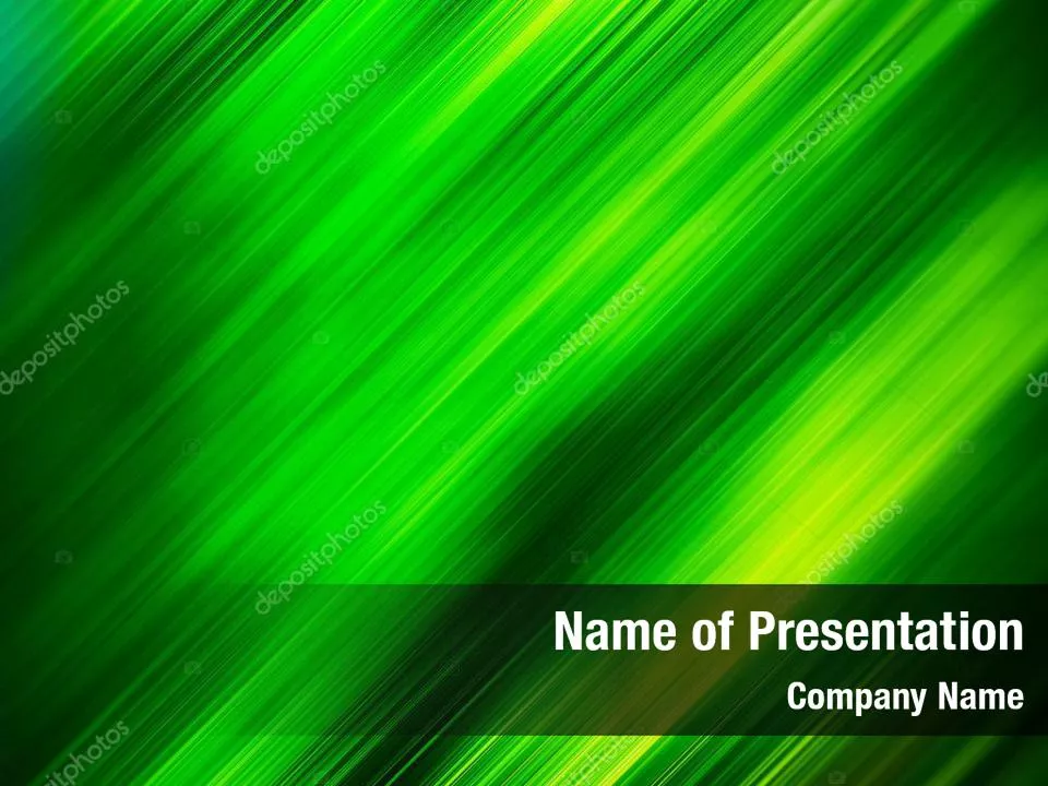 Green Diagonal Motion Blur Abstract