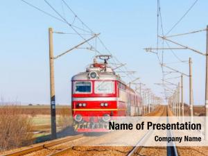 Electric Locomotive PowerPoint Template