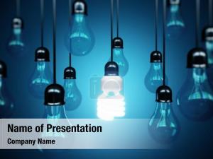 Light Bulb Ideas Creative Concept PowerPoint Template