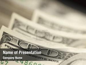 Dollar Bills PowerPoint Template