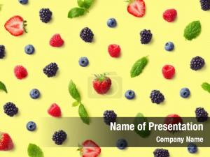 Colorful Leaf and Berry Pattern