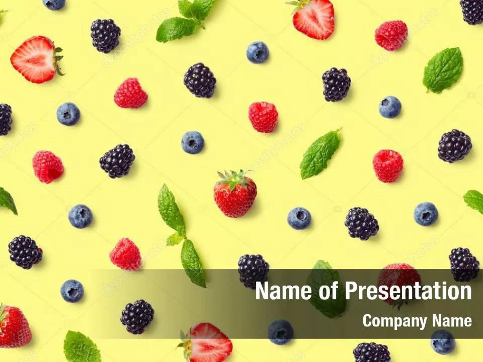 Colorful Leaf and Berry Pattern