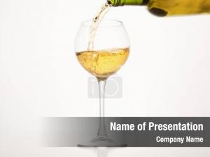 White Wine Degustation PowerPoint Template