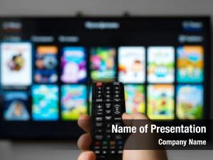 Online TV Concept PowerPoint Template