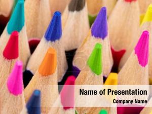 Color Pencils PowerPoint Template