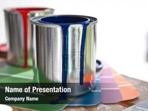 Paint Cans PowerPoint Template