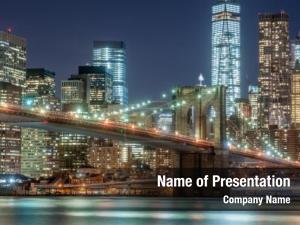 Night City Life PowerPoint Template