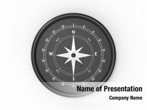 Black and White Compass