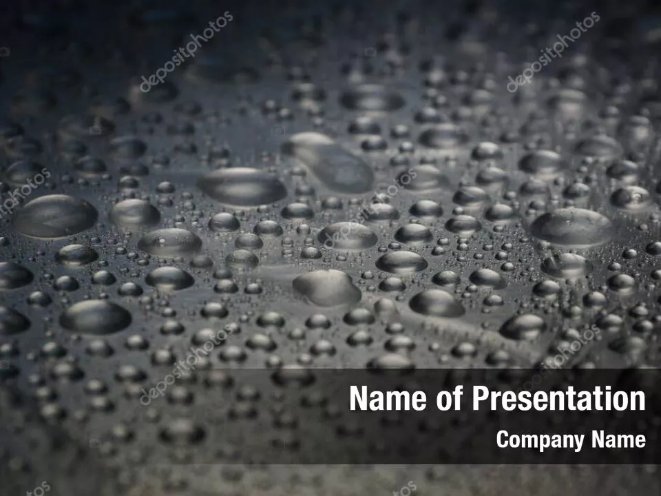 Water Drops on Metal Surface