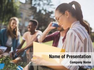 College Students PowerPoint Template