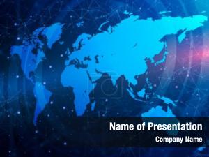 Global Map PowerPoint Template