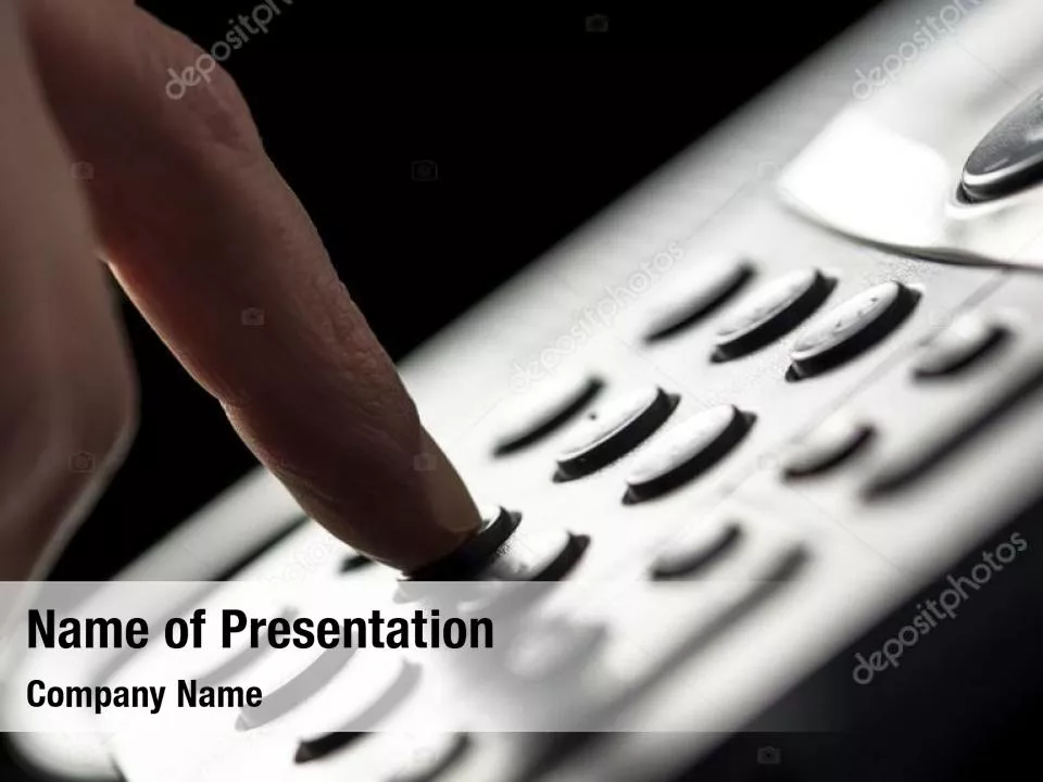 Telephone Number Buttons