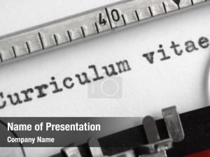 CV Writing PowerPoint Template