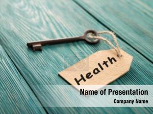 Key of Health PowerPoint Template