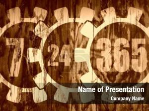 24 7 365 PowerPoint Template