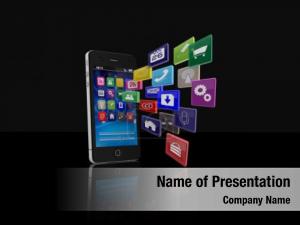 Smartphone Applications PowerPoint Template