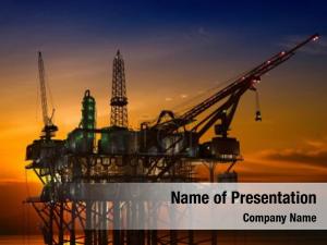 Oil Rig PowerPoint Template