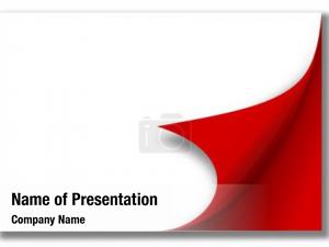 Red Page PowerPoint Template