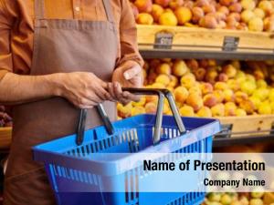 Market Basket PowerPoint Template