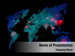 World Map Theme Business PowerPoint Template