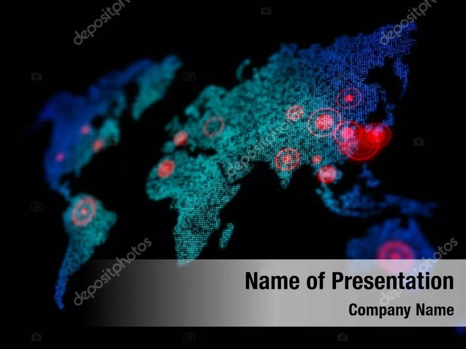 World Map Theme Business