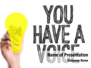 Hand Writing Motivation Words PowerPoint Template