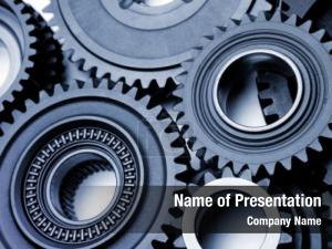 Interlocking Gears PowerPoint Template