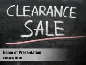 Clearance Sale PowerPoint Template