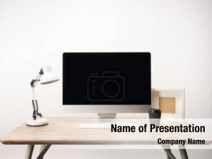 Desktop Computer PowerPoint Template
