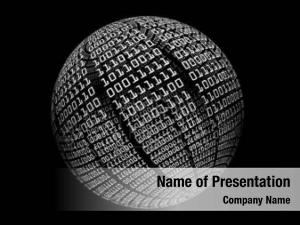 Matrix Sphere PowerPoint Template