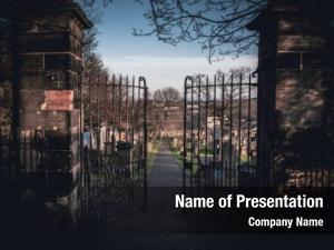 Open Iron Gate PowerPoint Template
