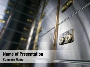 Safe Deposit Boxes PowerPoint Template