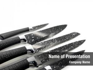 Kitchen Knives PowerPoint Template