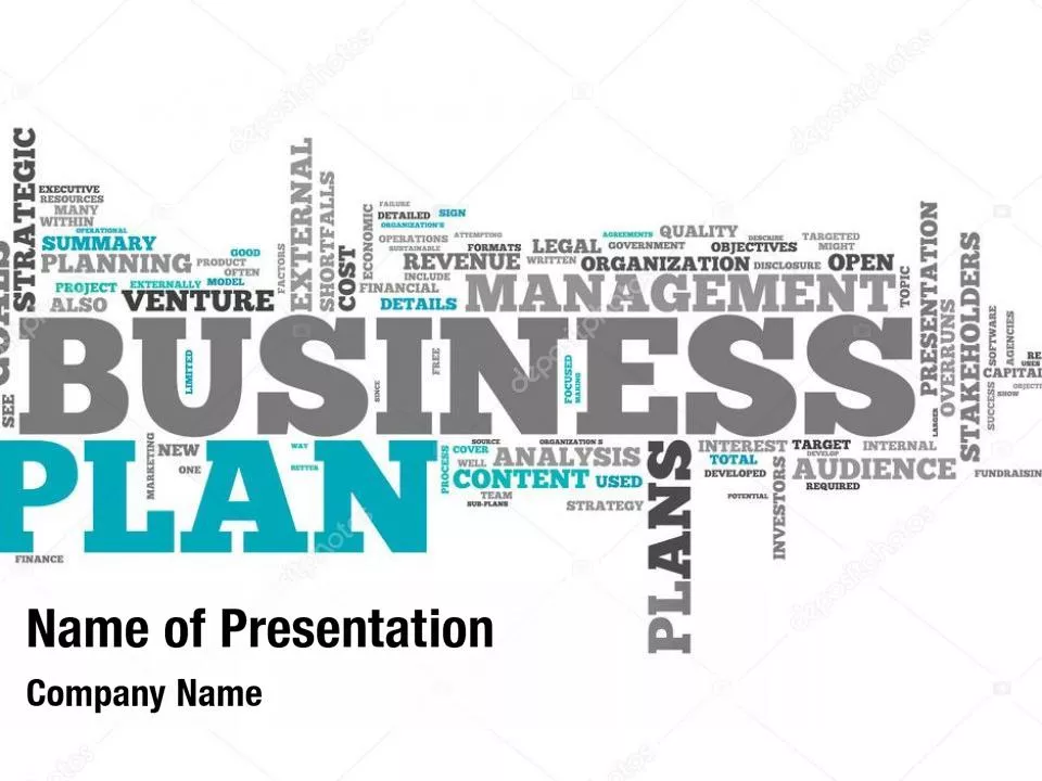 Business Plan Word Cloud