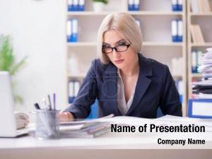 Businesswoman Reporting