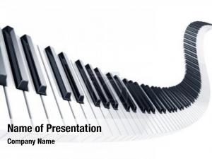 Piano Keys PowerPoint Template