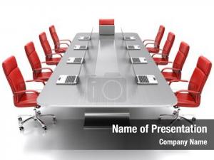 Board Room Meeting PowerPoint Template